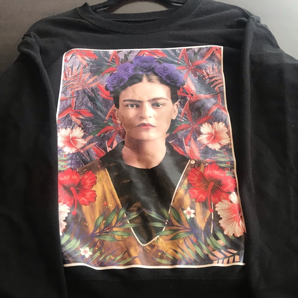 frida kahlo sweatshirt forever 21